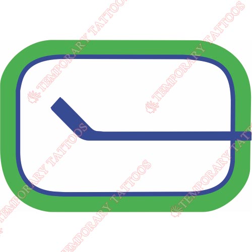 Vancouver Canucks Customize Temporary Tattoos Stickers NO.361
